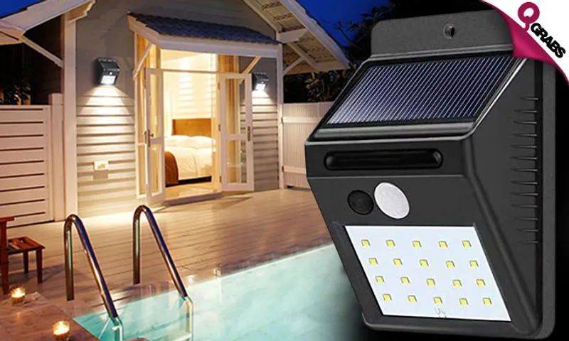 Solar LED Wall Lights!